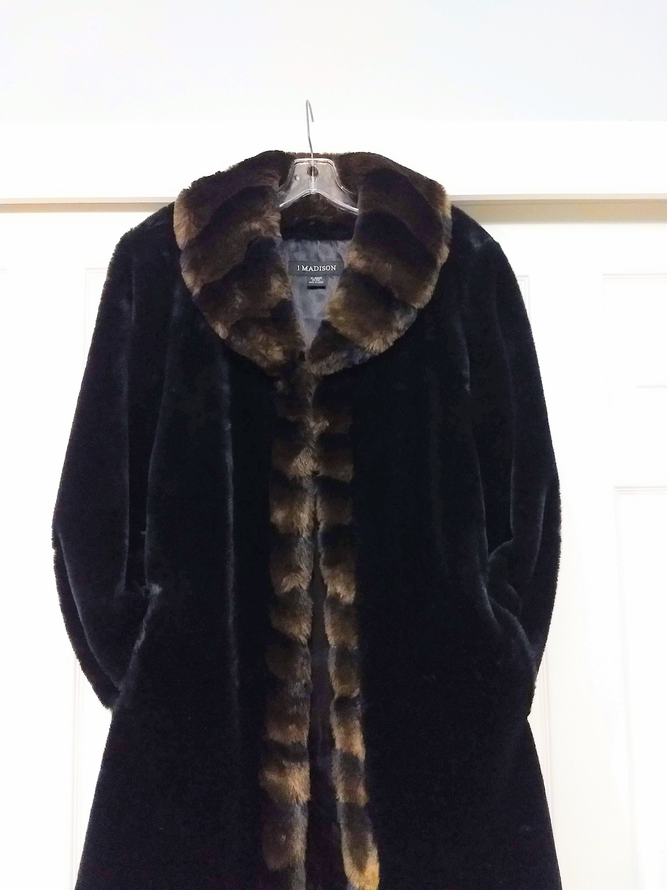 1 madison faux fur coat sales