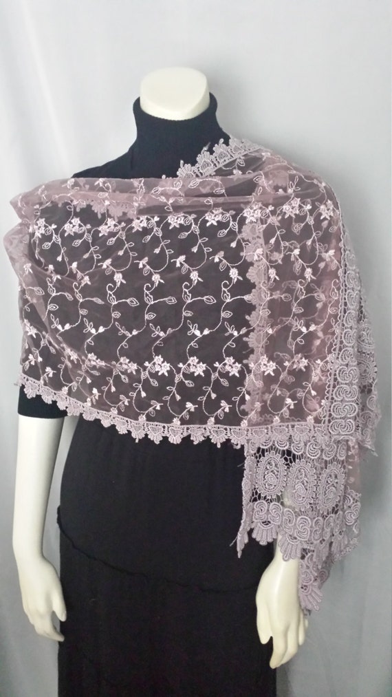 Luxury Guipure Lace Shawl/Unique Elegant Retro Eve