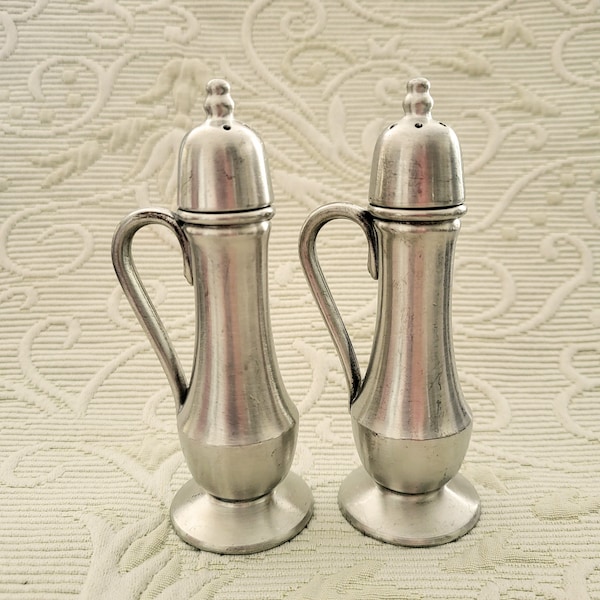 Oneida Silver Salt and Pepper Shakers Etsy