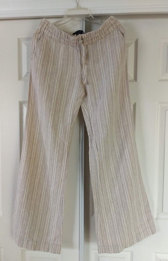 GUESS by Marciano Pants,Summer Linen Pants,Wide L… - image 7