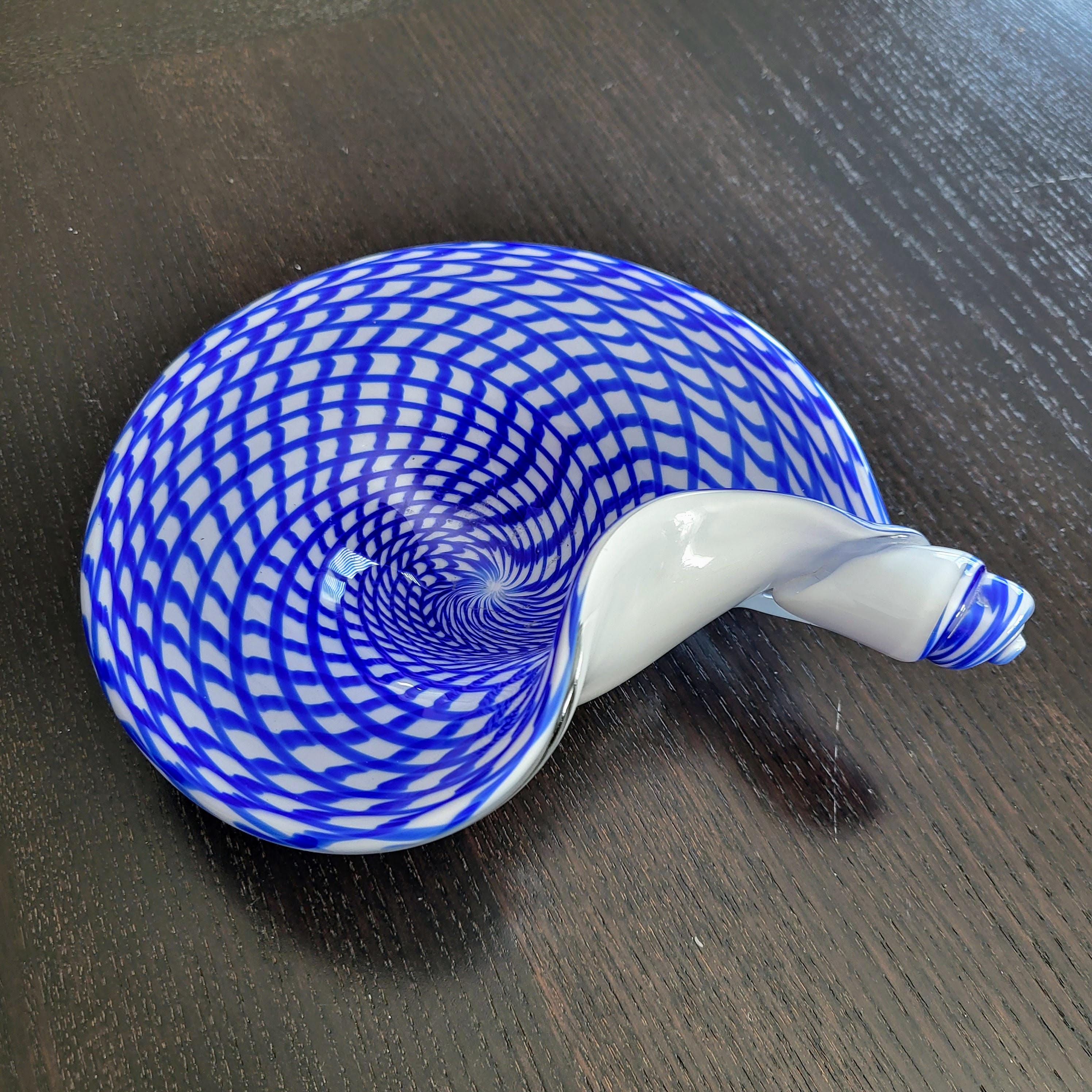 Murano Latticino Dish - Etsy