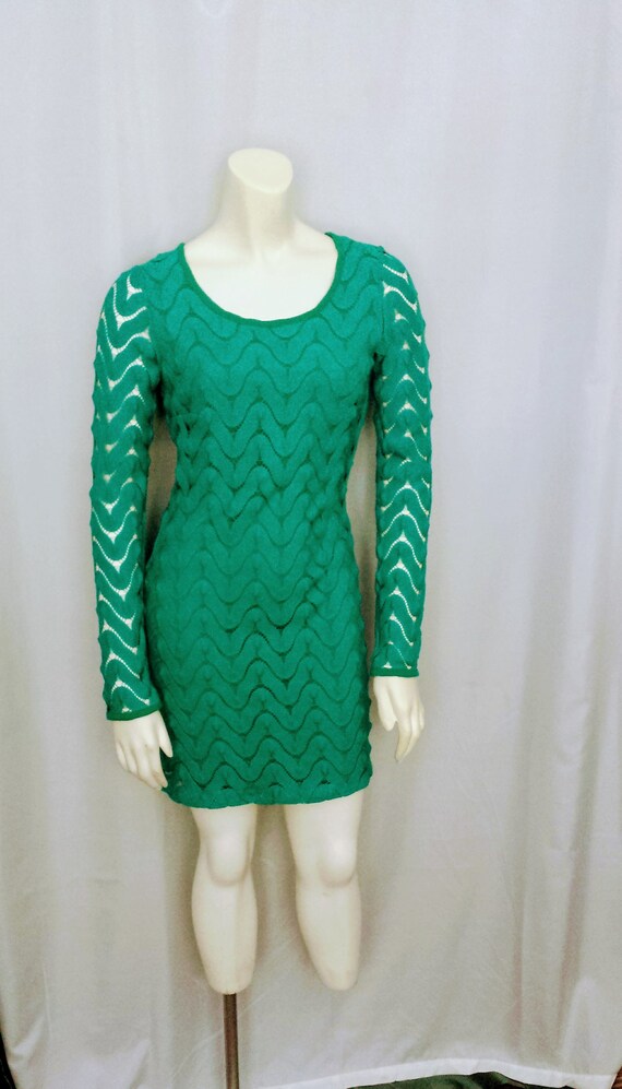 Green Bodycon Stretchy Short Dress 