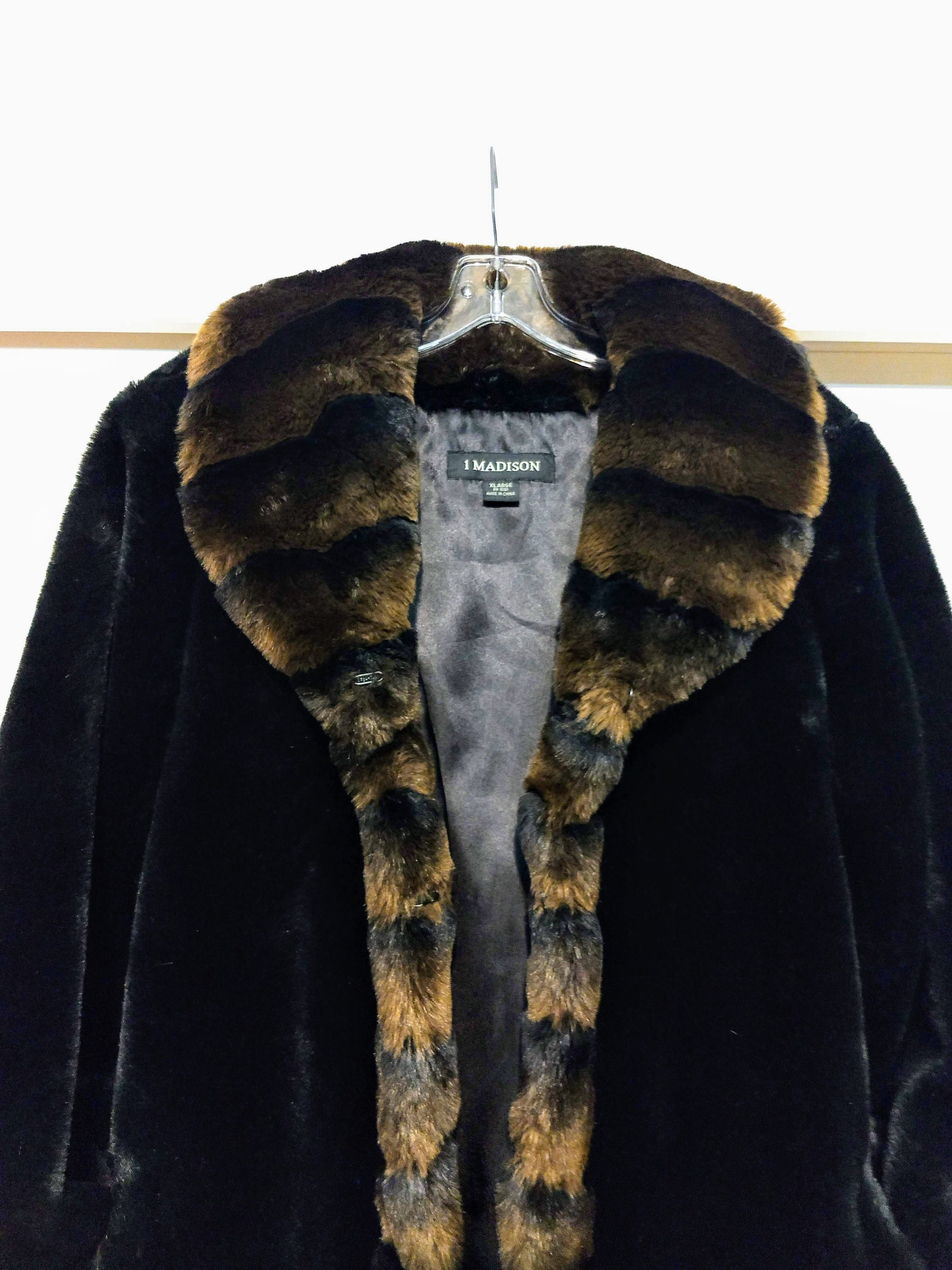 FULL LENGTH LIGHT BROWN MINK FUR COAT - Size Large