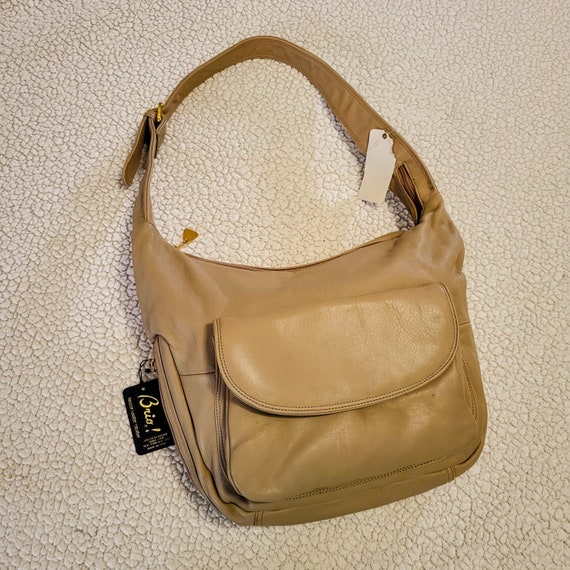 バッグ [Italy Vintage] 90s leather shoulder bag Vintage 90s Multi-color Leather Patchwork Rounded Shoulder