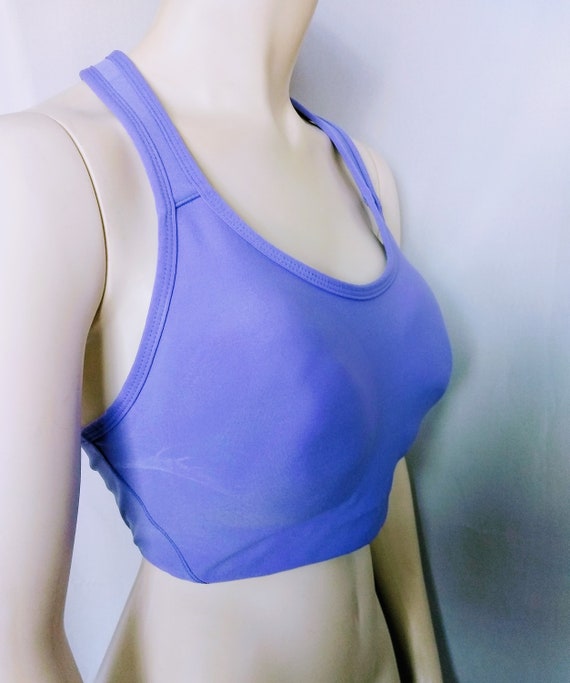 Workout Padded Bra, Lavender Padded Sport Bra, Push up Sport Bra