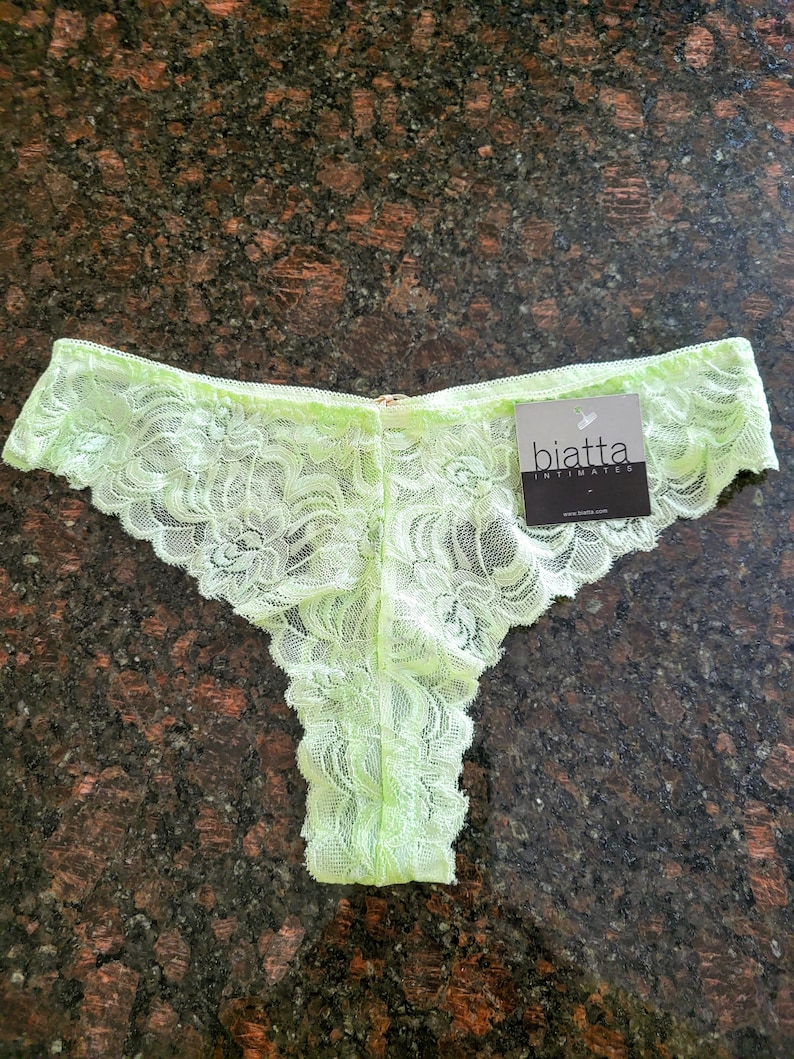 Luxury Mint Lace Panties/romantic See Thru Sexy Honeymoon Sissy Sheer