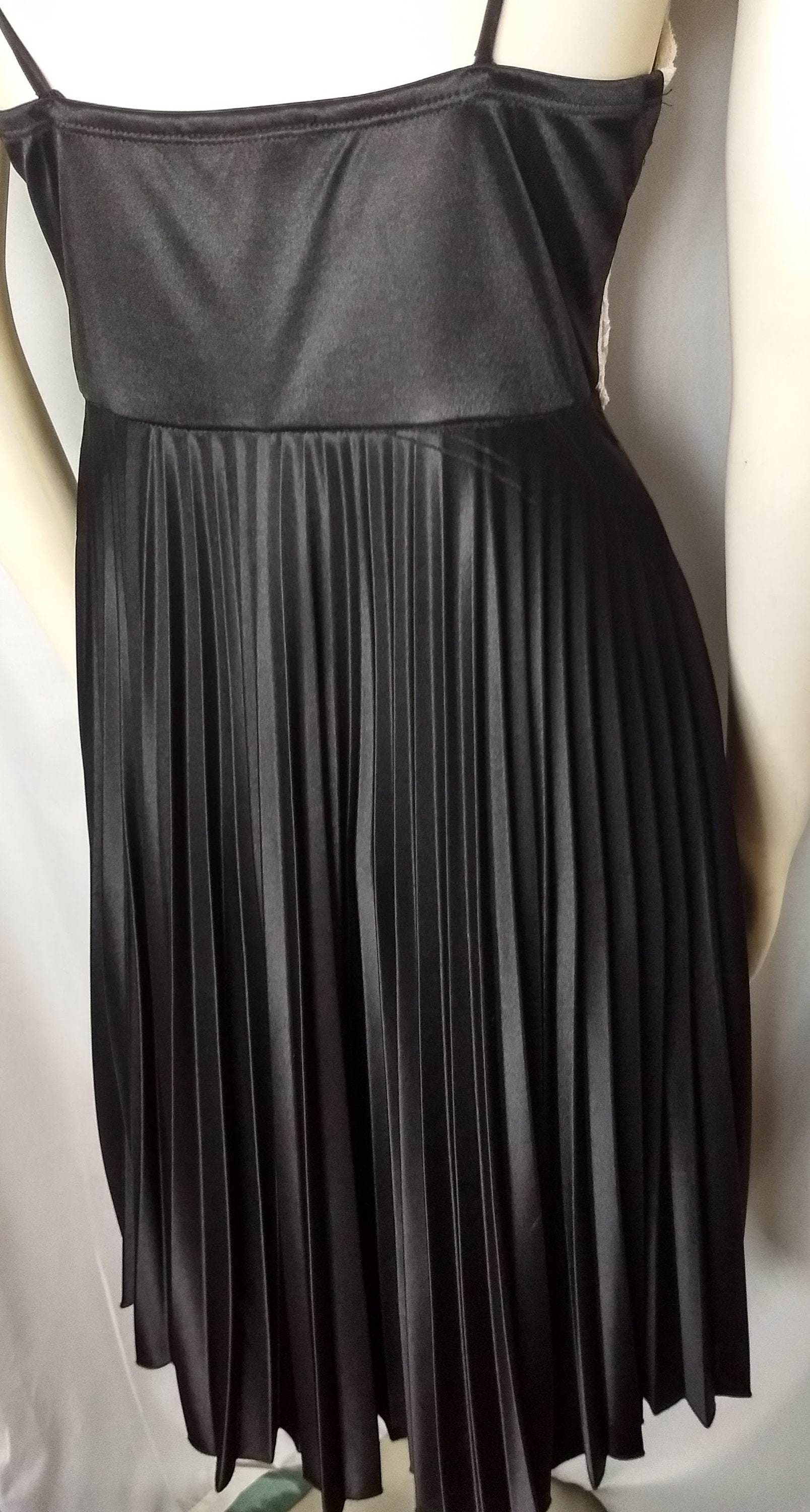 XOXO Party Black and White Lace Dcor Dress/dressy Midi Pleated Prom  Graduation Dress/fully Lining Spaghettis Strap Soft Flowing Dress/no612 -  Etsy