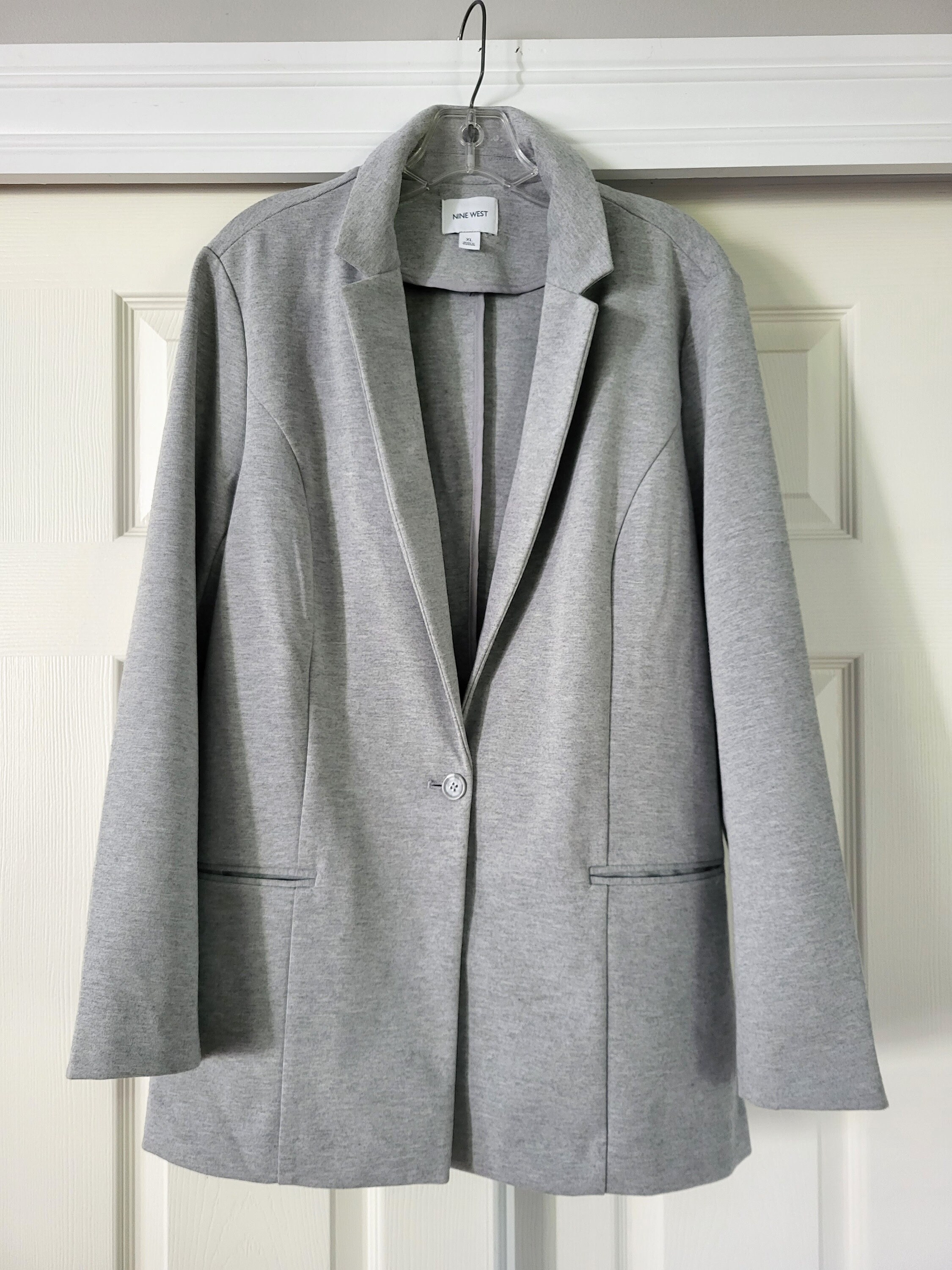 アウターその他 COURREGES Woman Blazer Grey PERCBL005VY0014 9100 Women's Relaxed Suiting Blazer | Women's Coats & Jackets