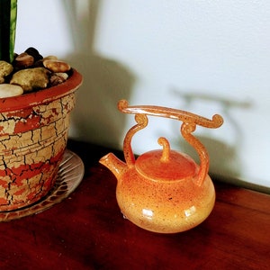 Modern Design Ceramic Teapot,Ceramic Hand Made Teapot,Decorative Unique Small Teapot,Fine Art Ceramic Kitchen Decor House Decor,/No936