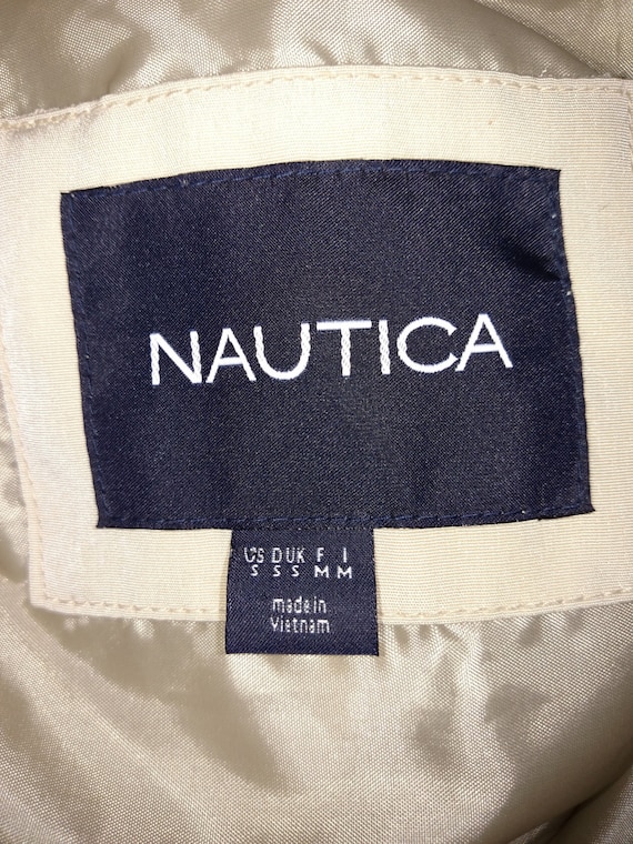 Rare NAUTICA Women's Quilted Jacket, Beige Fall Winte… - Gem