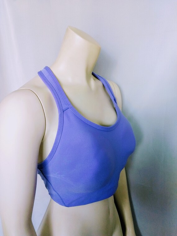 Workout Padded Bra, Lavender Padded Sport Bra, Push up Sport Bra, Gym Sport  Yoga Fitness Wear Bra, Size XL 16/18,no.108 