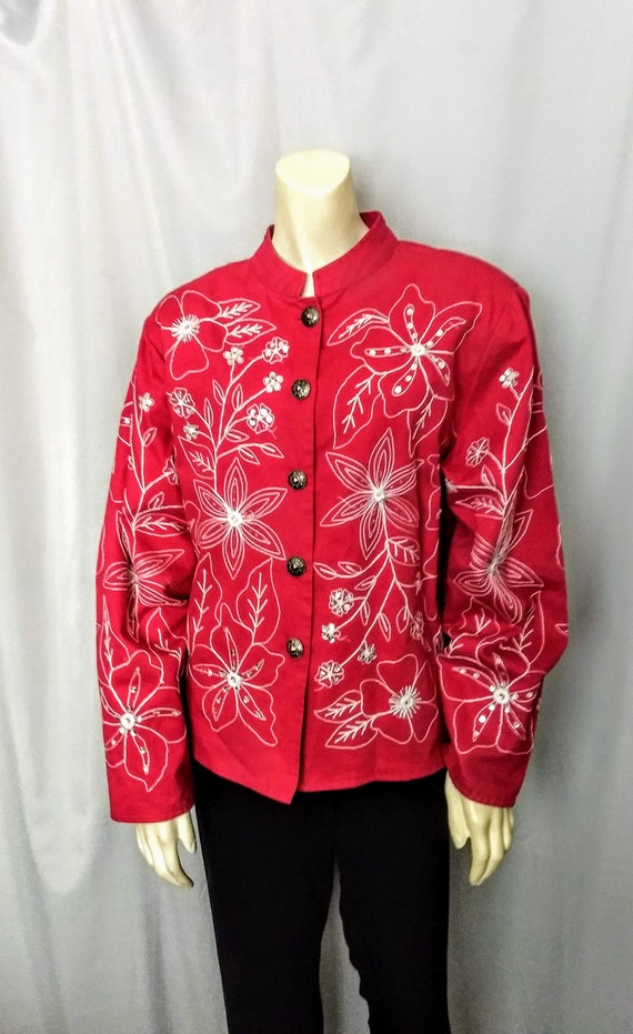 plus size red jeans