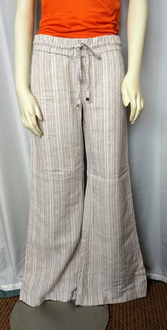 GUESS by Marciano Pants,Summer Linen Pants,Wide L… - image 2