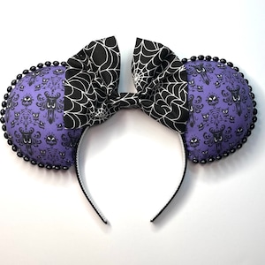 Mansion Purple Wallpaper Mouse Ears
