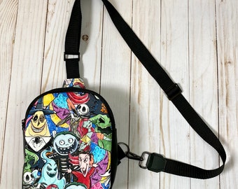 Pumpkin King and Friends Sling Bag