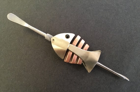 Dab tool/ fish dabber/smoking accessories/ pipe cleaner/ spiritual tools/Jesus fish dabber