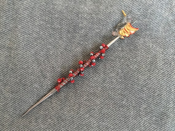 Cooked goose dabber. Red dab tool. Stainless steel pipe cleaner.Smoking accessories.