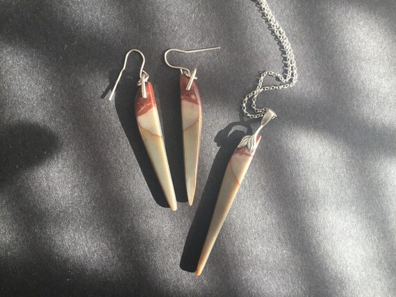 Dramatic Long and sexy drop earrings/Sterling and stone /earring and pendent /Evening wear/Runway jewelry/Red carpet jewelry