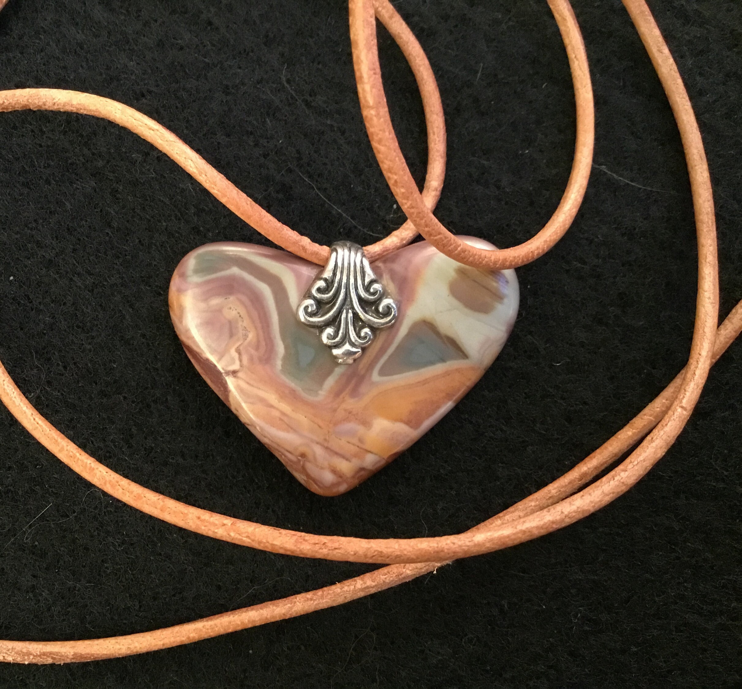 Heart Necklace /victorian Heart Pendant 