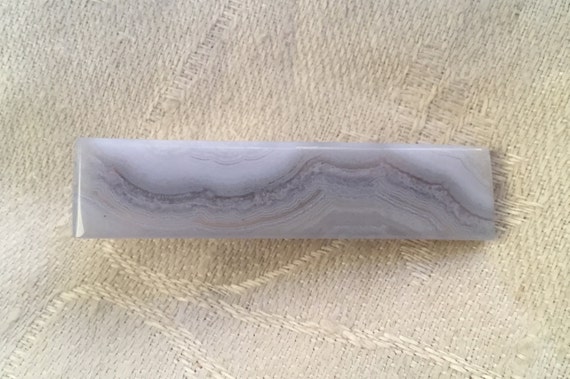 Mens white tie clip/blue lace agate tie clip/gift for professional man/tie accessories/professional mens attire/young mans stocking stuffer
