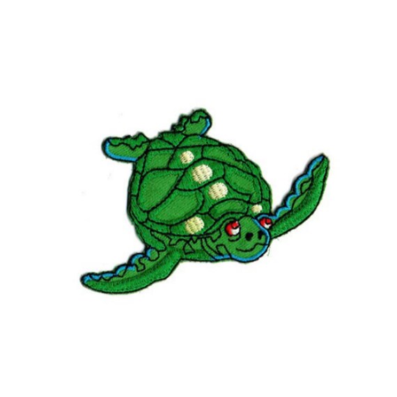 Vintage lot of 20 Embroidery Iron On turtle power Patch