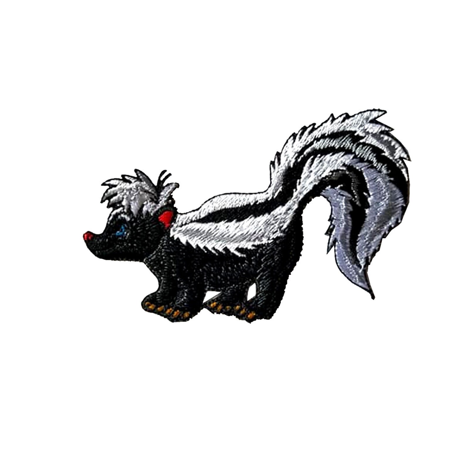 Skunk Animal Embroidered Iron On Patch Heat Seal Applique Sew | Etsy