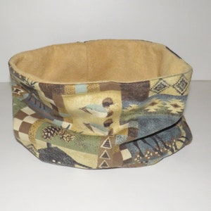 Scarf/Handmade infinity cowl/unisex/wildlife/gift/flannel fleece/cold weather accessory/neck warmer/reversible/12 x 21&quot;/ready to ship