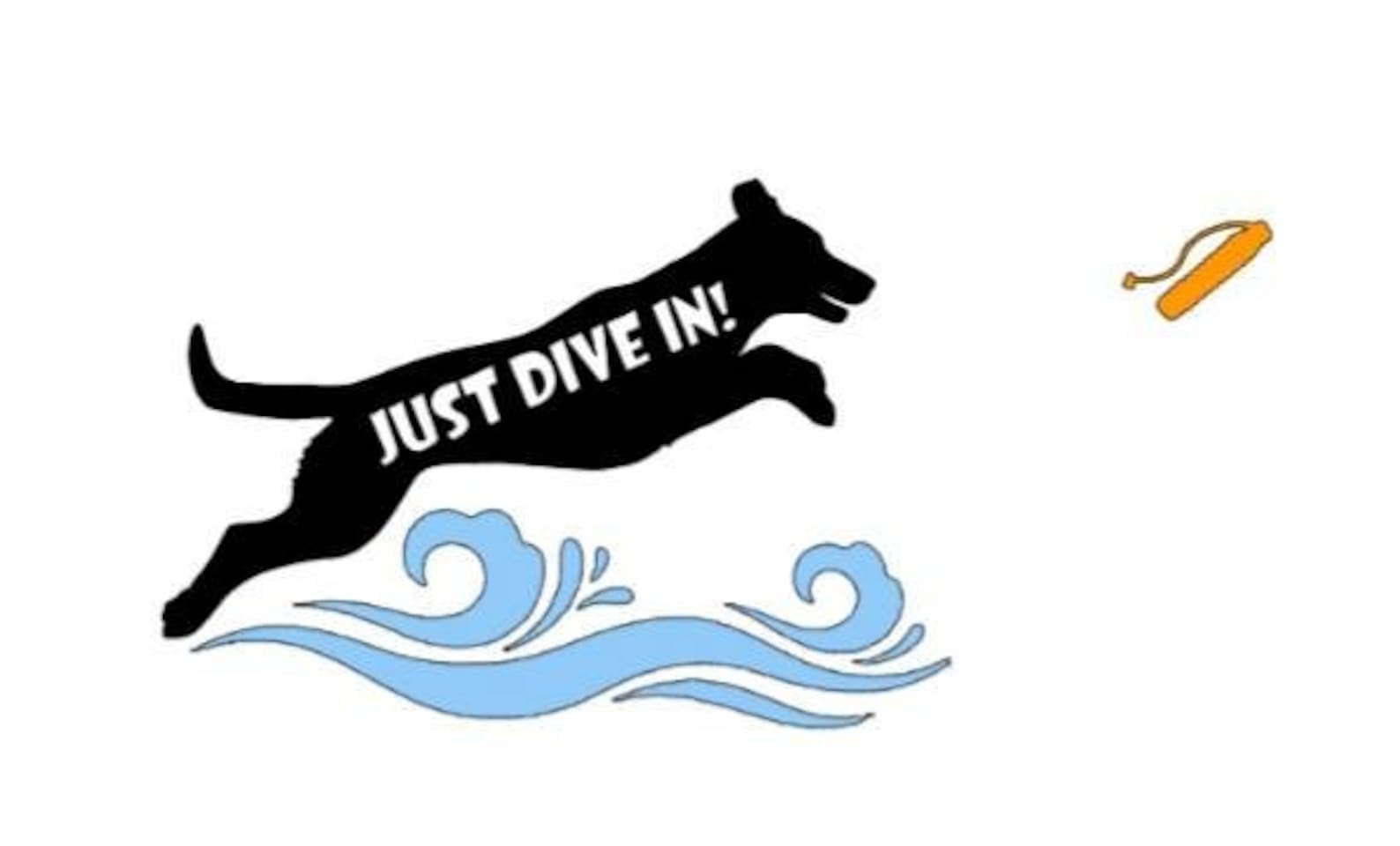Dog Dock Diving Vinyl Bumper Decal Sticker Indoor and Outdoor Etsy