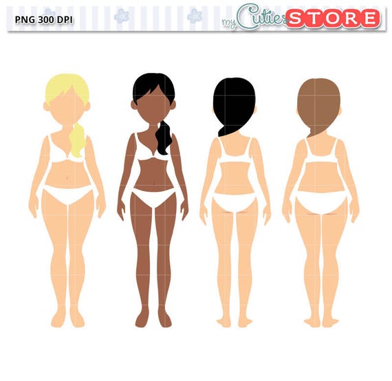 Measurement Silhouette Clipart Weight Tracker Clip Art Set For Planner Stickers Or Scrapbooking Png For Personal Or Commercial Use