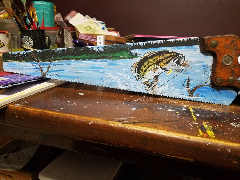 Custom Hand Painted Hand Saws Etsy