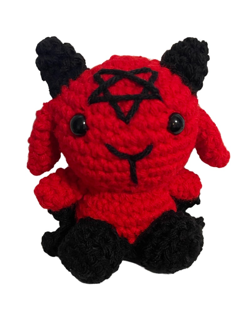 Baby Baphomet Plush - Crochet amigurumi 