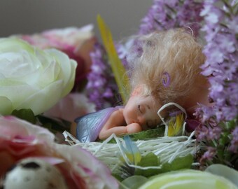 Butterfly baby elf, small doll