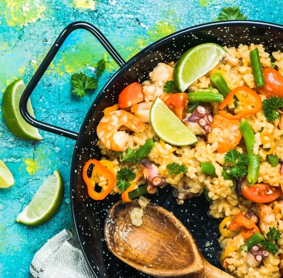 50g Paella Spice Seasoning Authentic Spanish Mix Organic Turmeric, Spanish Paprika Pepper