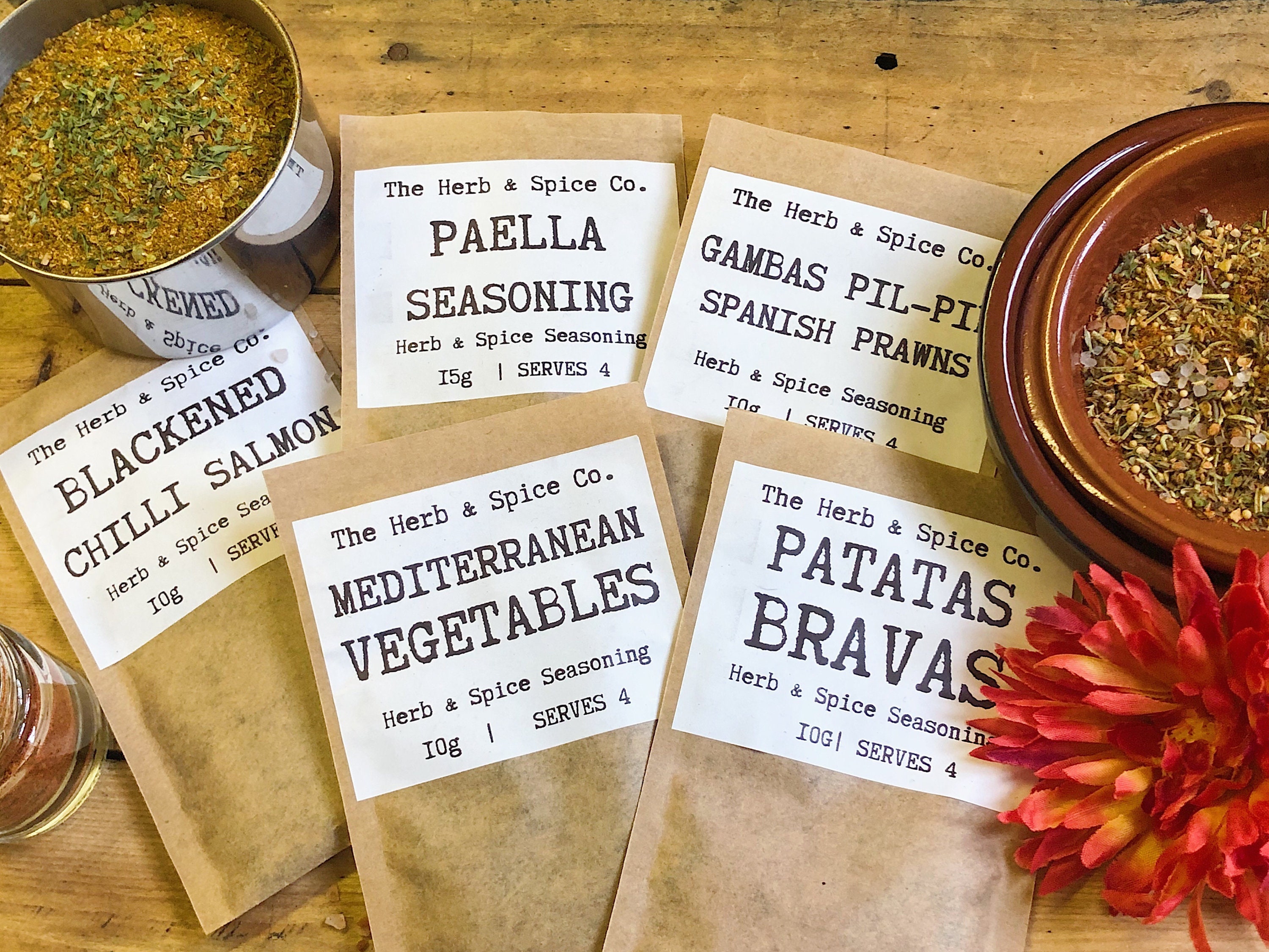 Tapas Kit Recipe Sachets Create Your Own Tapas Etsy UK