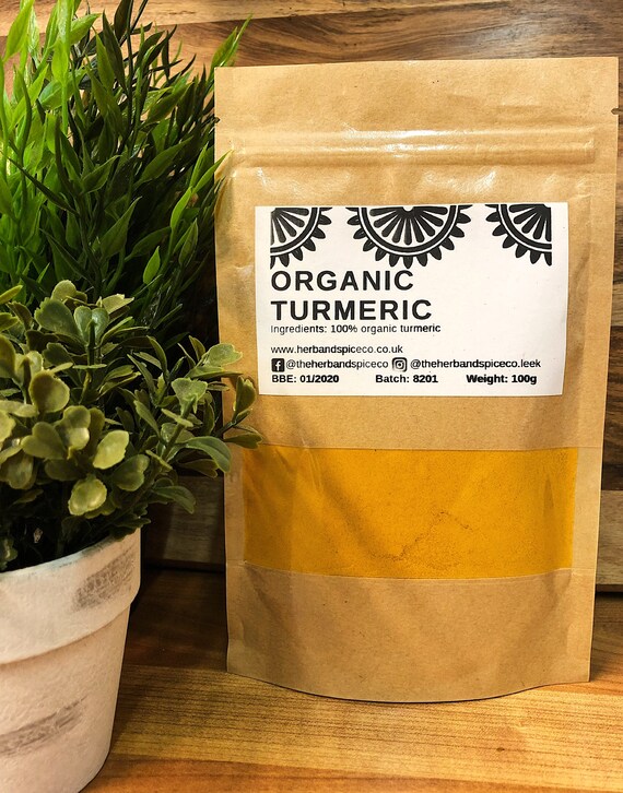 Organic Turmeric Ground Powder 100g