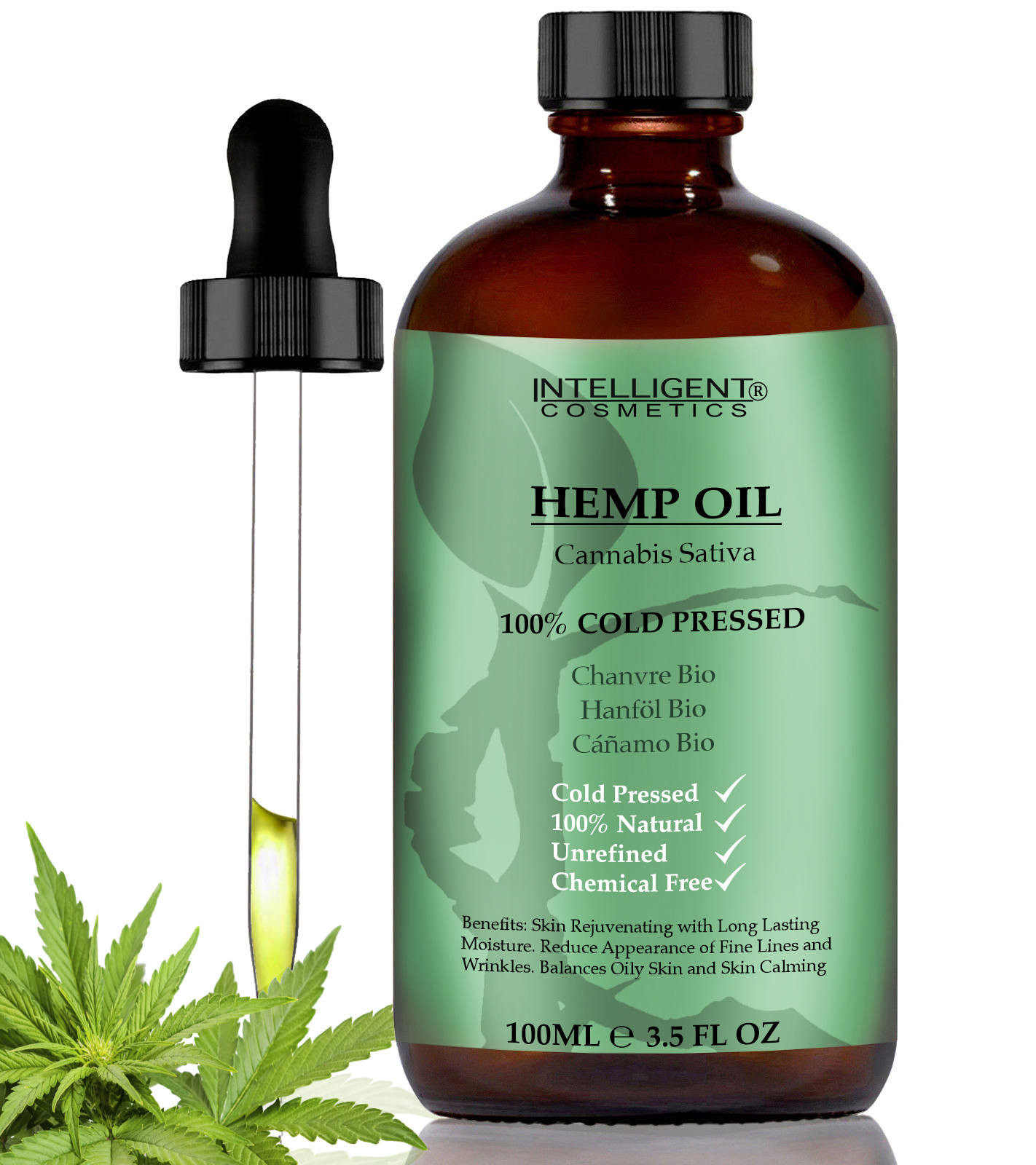 HEMP SEED OIL 100ML 100% Cold Pressed Unrefined Organic Pure | Etsy
