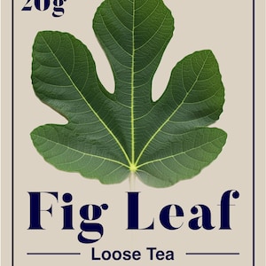 Herbata z liści figowych x 20g, naturalna, suszona, ziołowa, ficus carica
