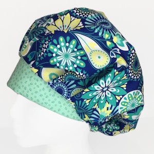 Scrub Cap Flair,  Bouffant Scrub Hat, Scrub Cap, OR Hats, Scrub Hats for Women, ORHatsByBonita, Scrub Hats for Women, Surgical Scrub Cap