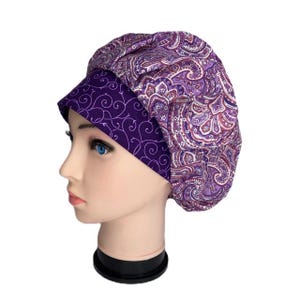 Purple Paisley Hat - Etsy display picture 1