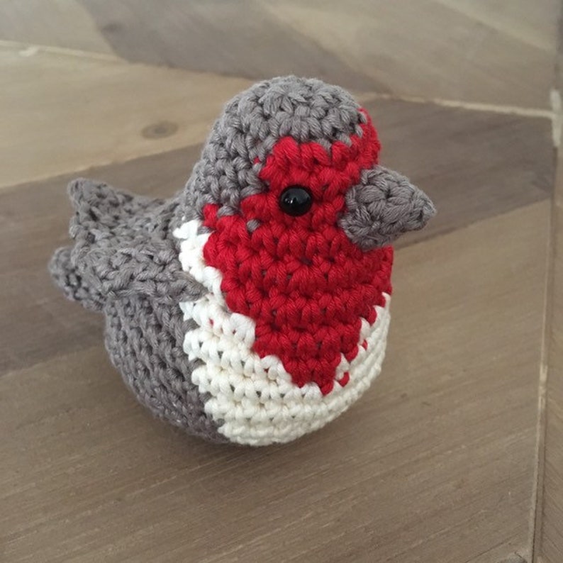 Crochet robin Christmas decorations hanging robin  Etsy