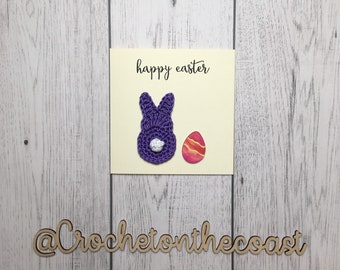 Crocheted Easter Bunny Cards