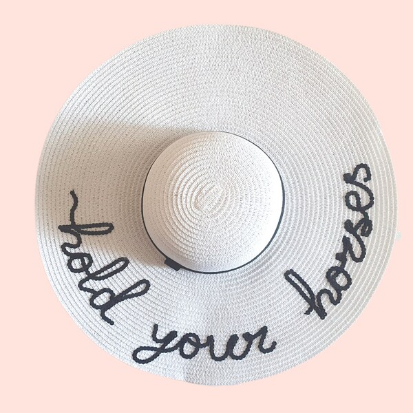 Straw Derby Hat Etsy