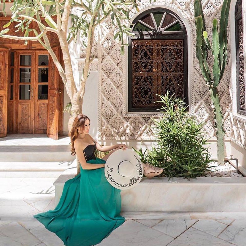 Personalized Sun Hat Custom Name Beach Hat Birthday Gifts Etsy