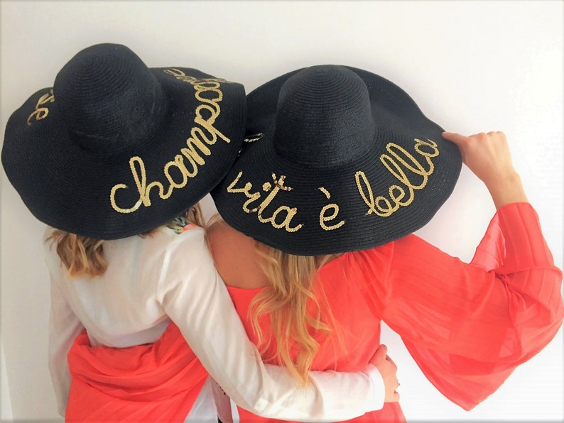 Birthday Gifts For Her La Vita E Bella Black Hat For Women
