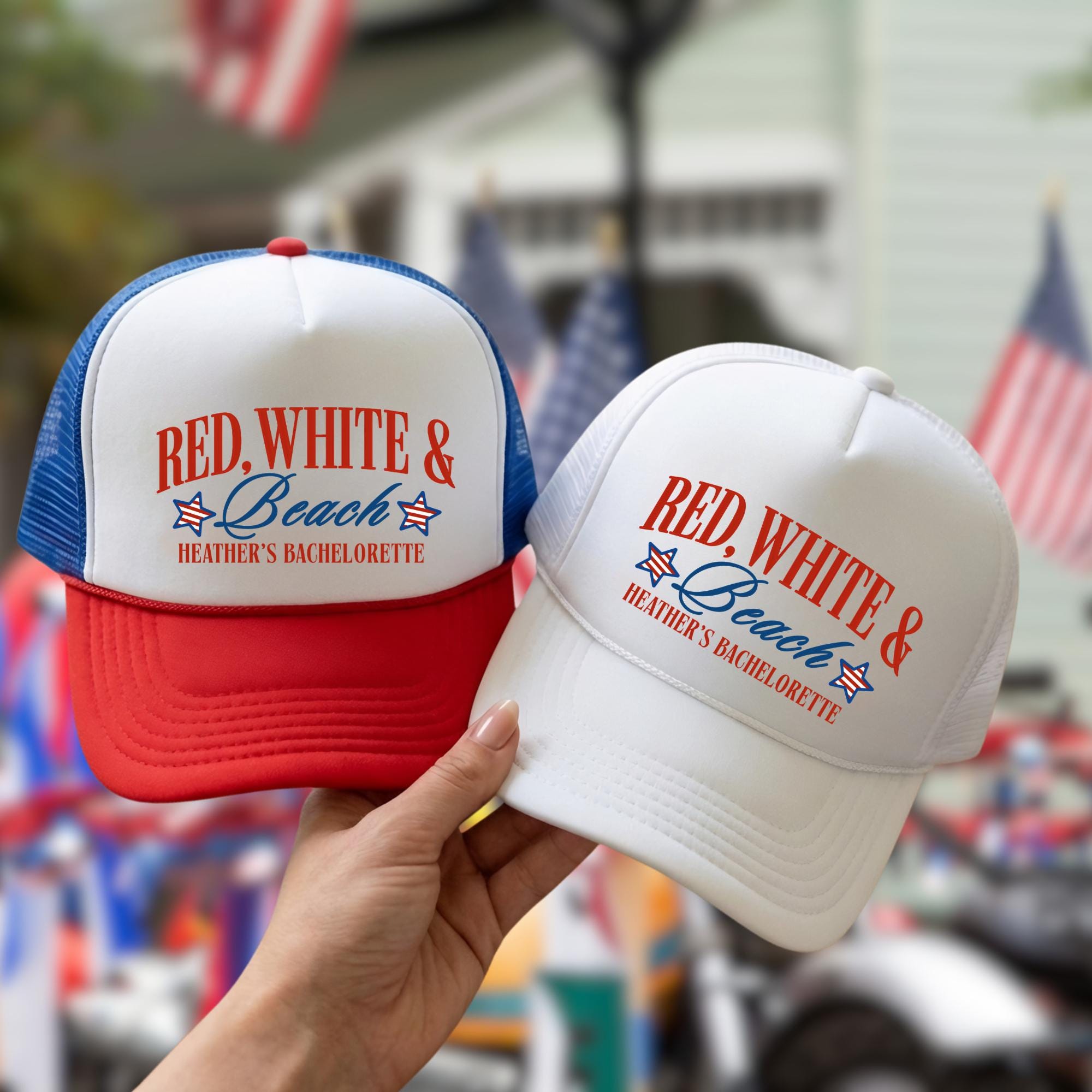 Patriotic Bachelorette Party Hats