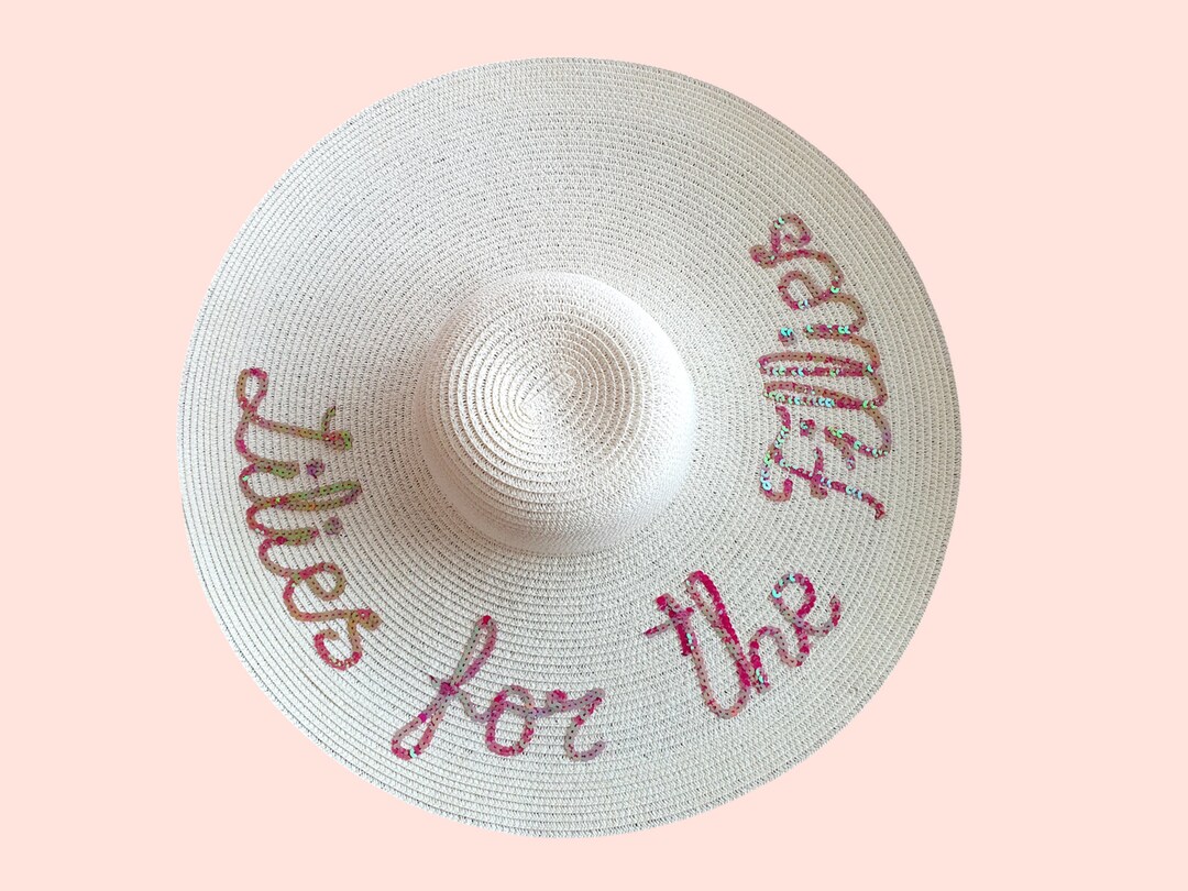 Lilies for the Fillies Kentucky Oaks Wide Brim Straw Hat Etsy