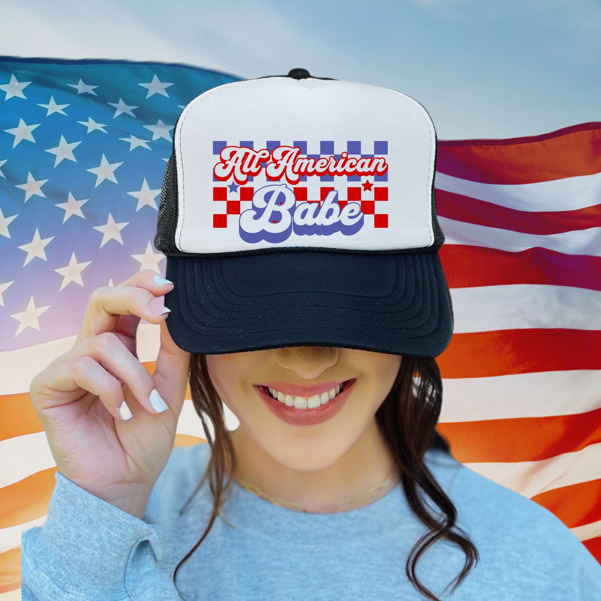 Fourth of July Hats-Bachlorette Hats-Bling Hats Bachelorette Party Hat - Personalized Brides main image 2