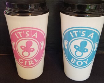It's A Boy or It's A Girl Travel Cup
