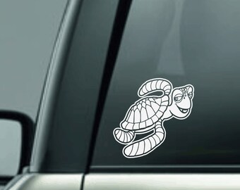 Crush Style Adult Turtle Decal