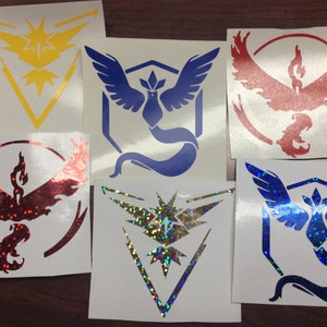 Pokemon Go Team Decals - Etsy